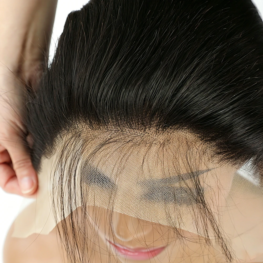 10A Human Hair Straight Transparent 13x4 - View 2